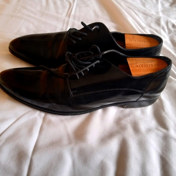 Black leather Dolce and Gabbana Dress Shoes size 8 - Picture 1 of 3